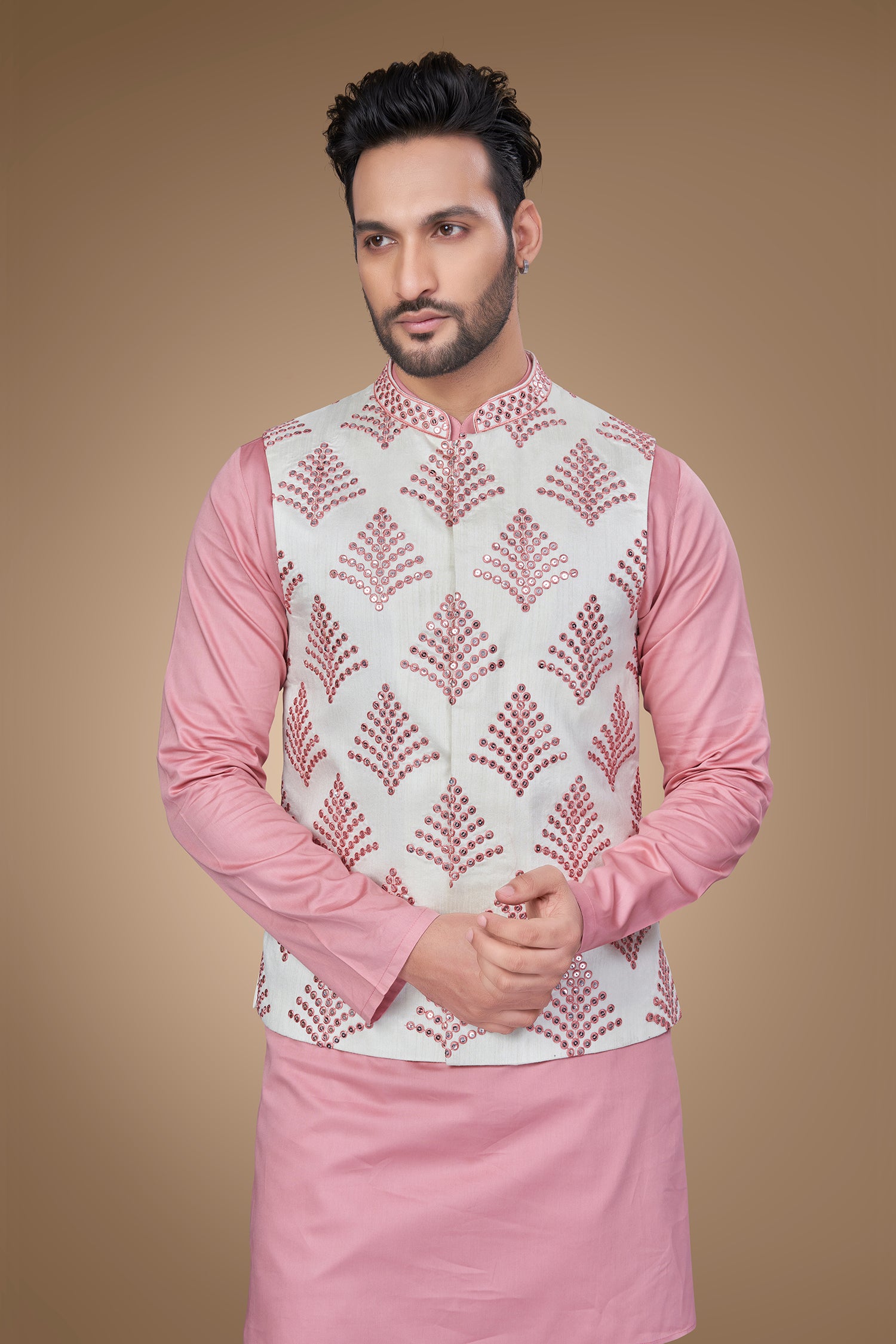 Hot Pink Embroidered Jacket