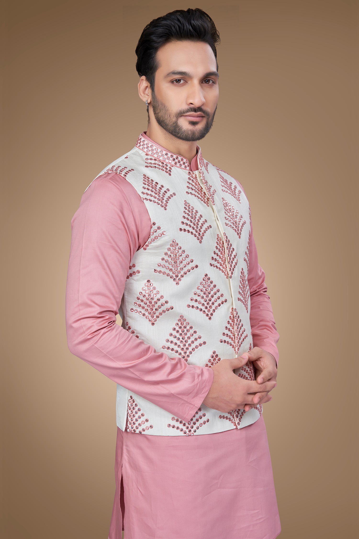 Hot Pink Embroidered Jacket