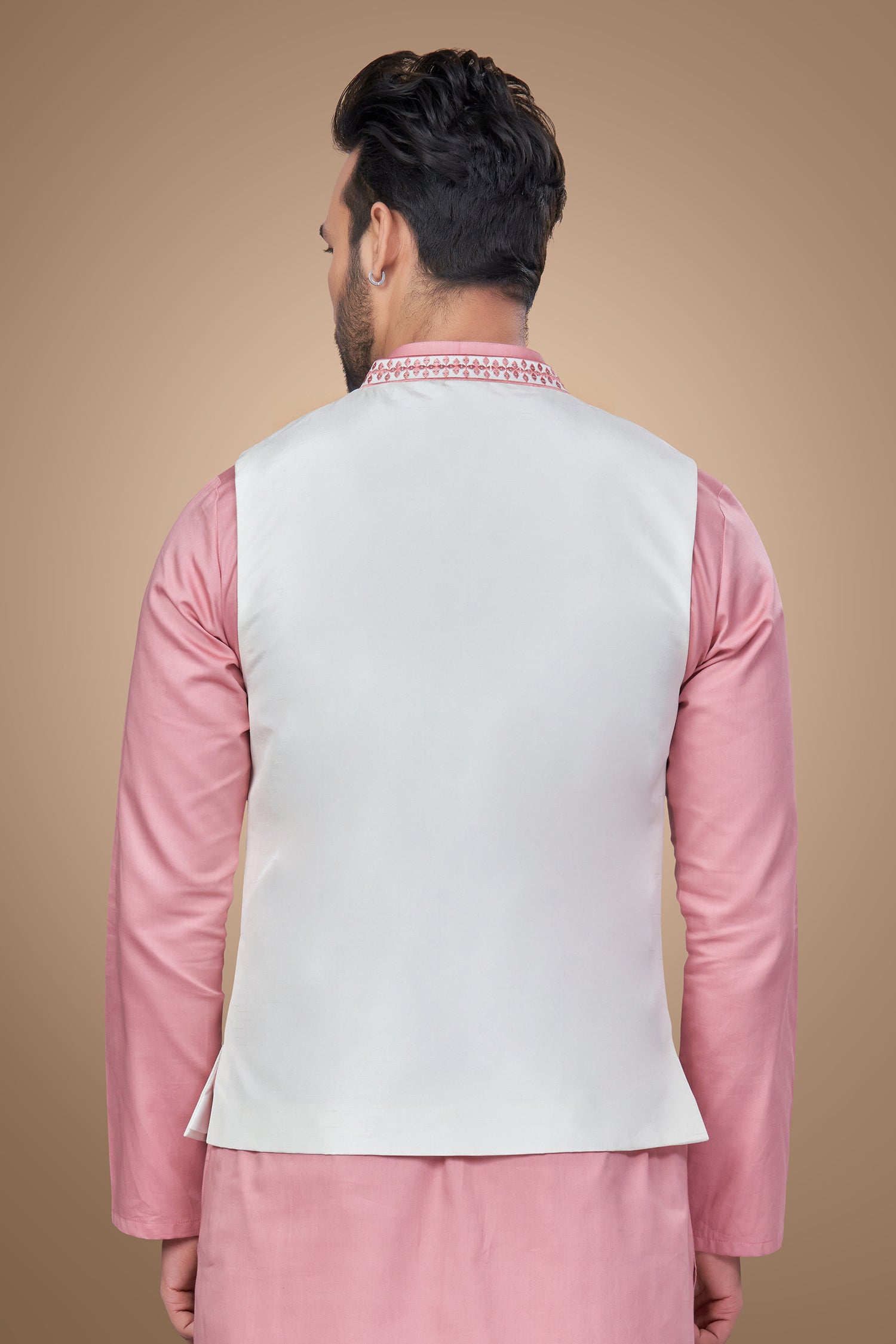 Pink Embroidered Jacket