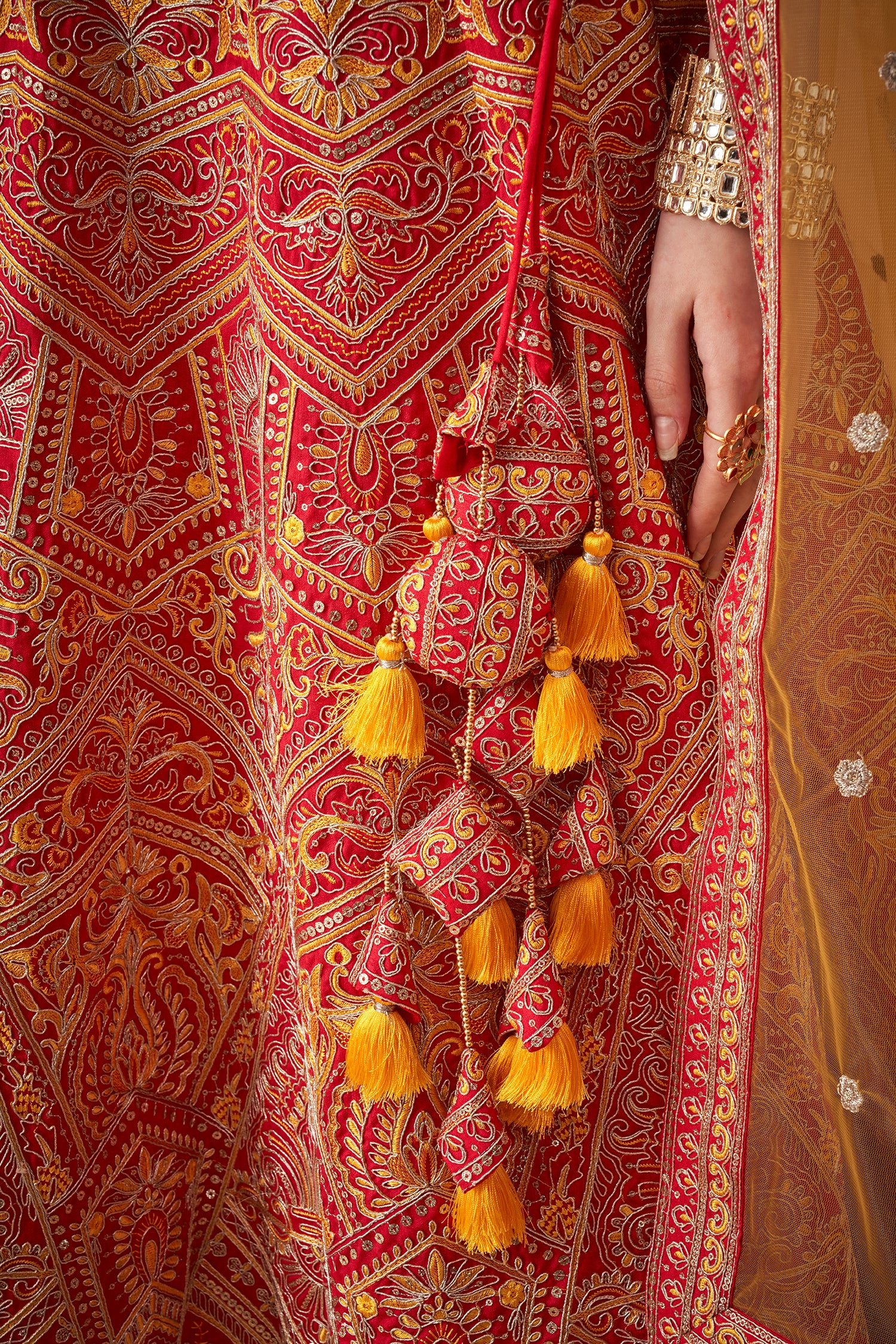 Blush Pink Embroidered Lehenga Set